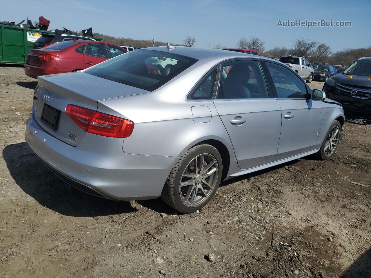 2016 Audi A4 Premium Plus S-line Silver vin: WAUFFAFL3GN011407