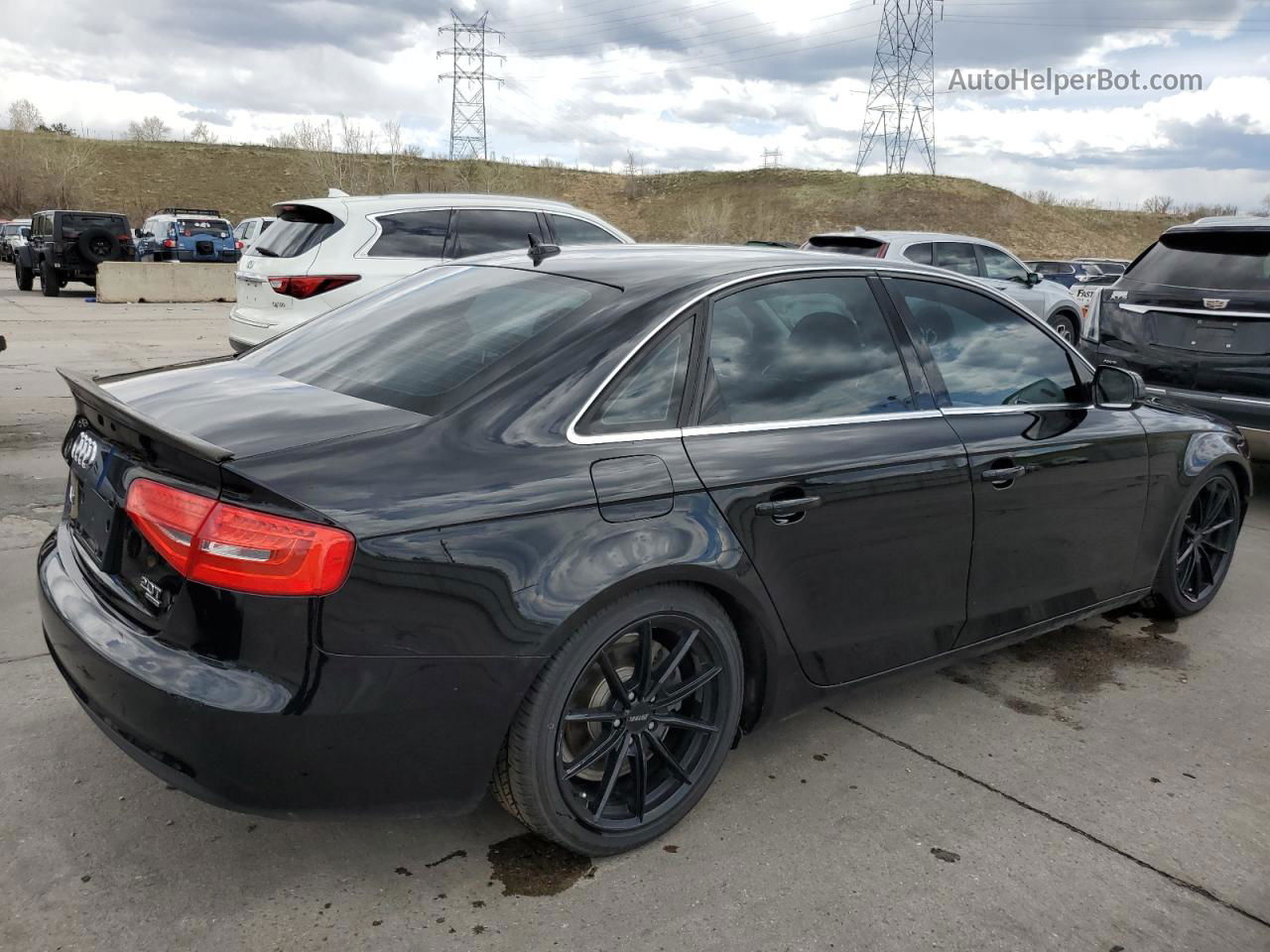 2013 Audi A4 Premium Plus Black vin: WAUFFAFL4DN004882