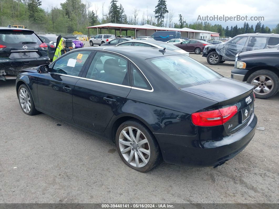 2013 Audi A4 2.0t Premium Black vin: WAUFFAFL4DN005143