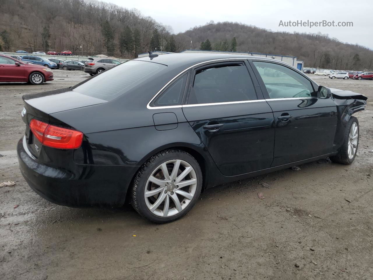 2013 Audi A4 Premium Plus Black vin: WAUFFAFL4DN030205