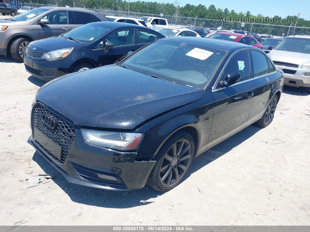 2013 Audi A4 2.0t Premium Black vin: WAUFFAFL4DN041107