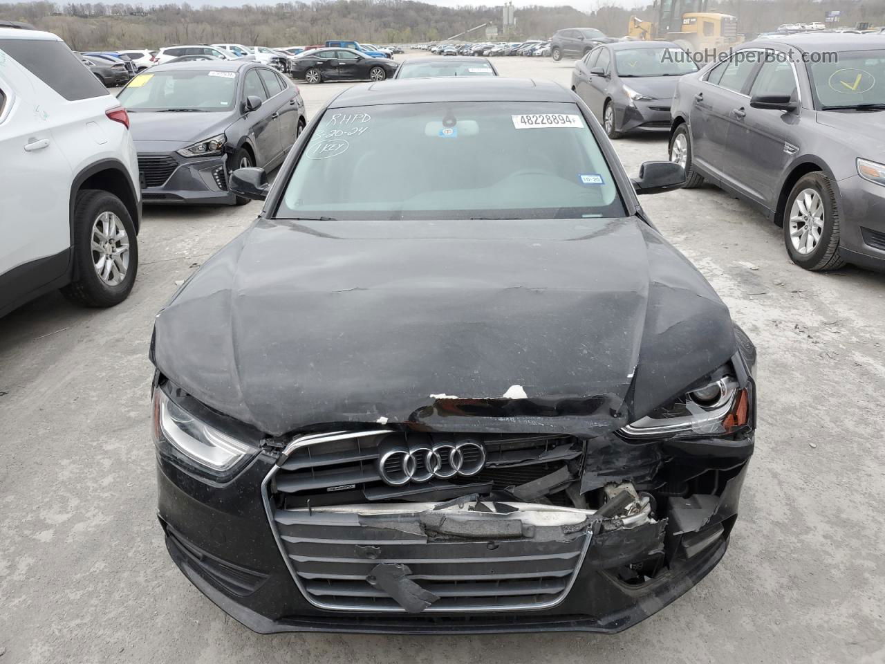 2013 Audi A4 Premium Plus Black vin: WAUFFAFL4DN049059