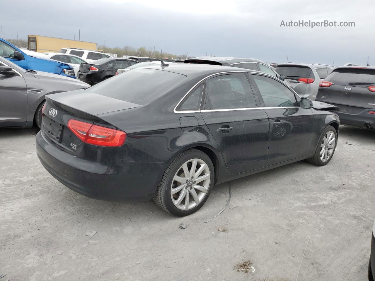 2013 Audi A4 Premium Plus Black vin: WAUFFAFL4DN049059