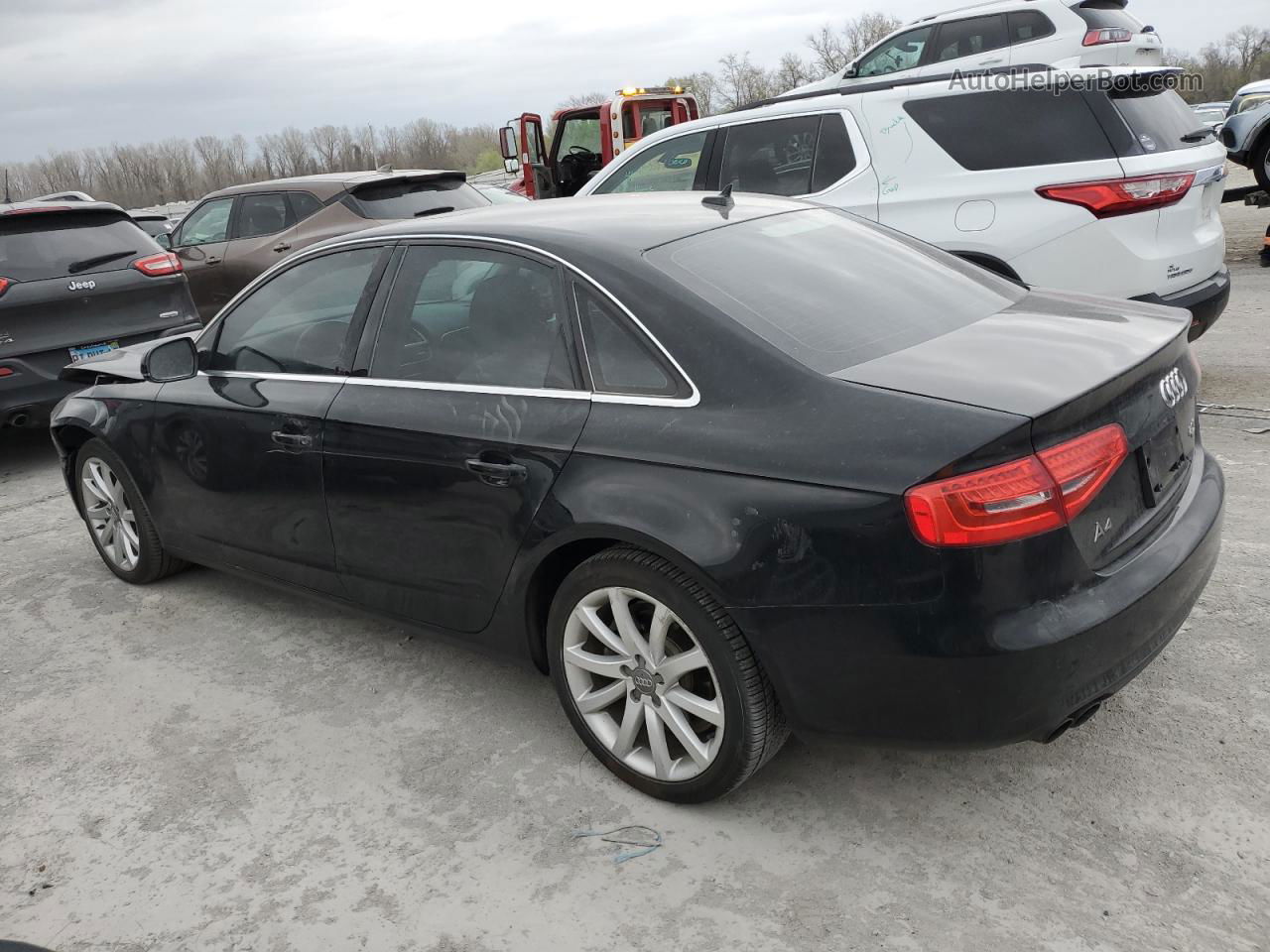 2013 Audi A4 Premium Plus Black vin: WAUFFAFL4DN049059