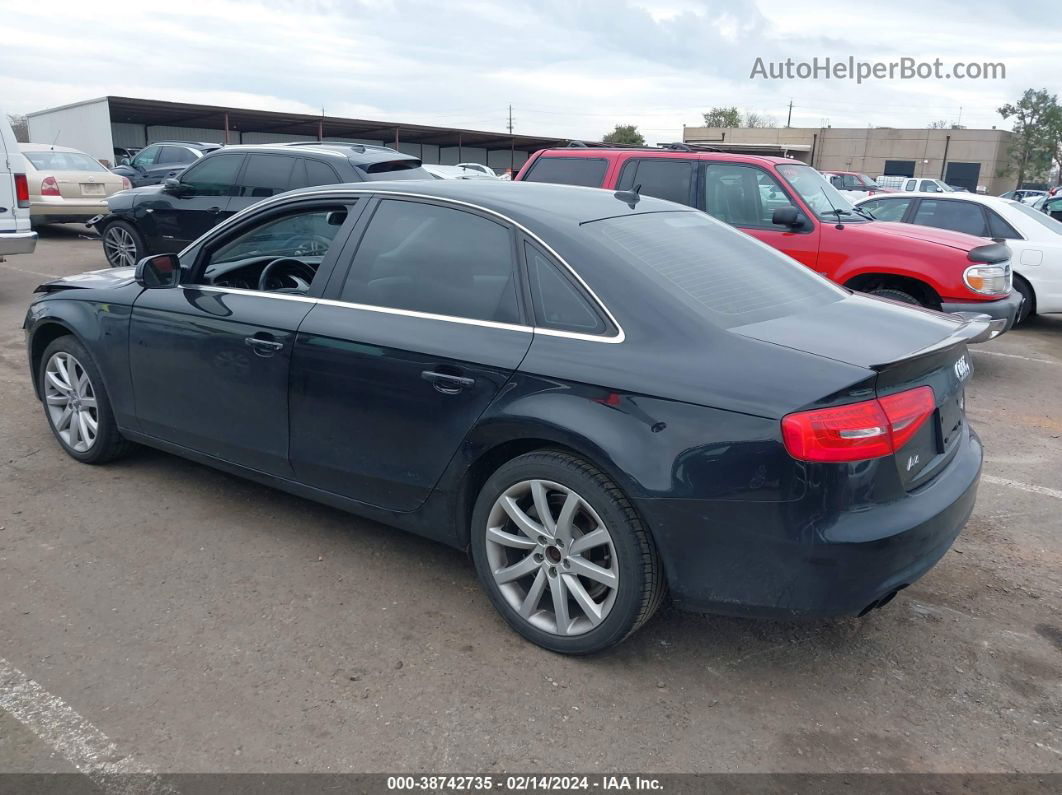 2013 Audi A4 2.0t Premium Black vin: WAUFFAFL4DN050258