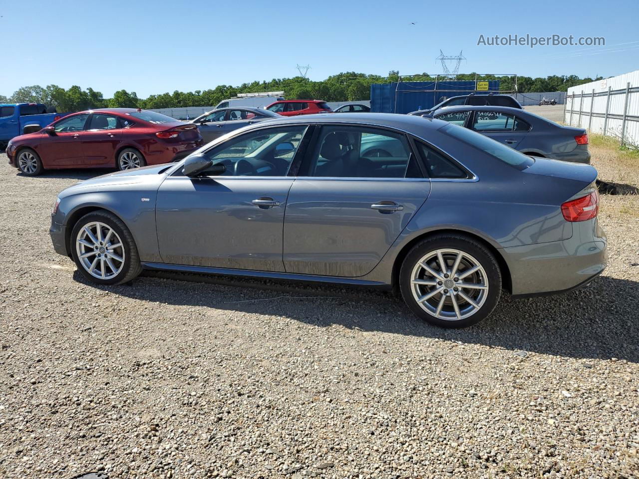 2014 Audi A4 Premium Plus Серый vin: WAUFFAFL4EA086282