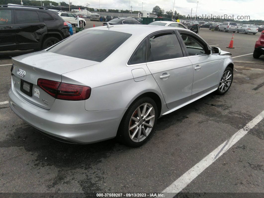 2014 Audi A4 Premium Plus Серебряный vin: WAUFFAFL4EN019416