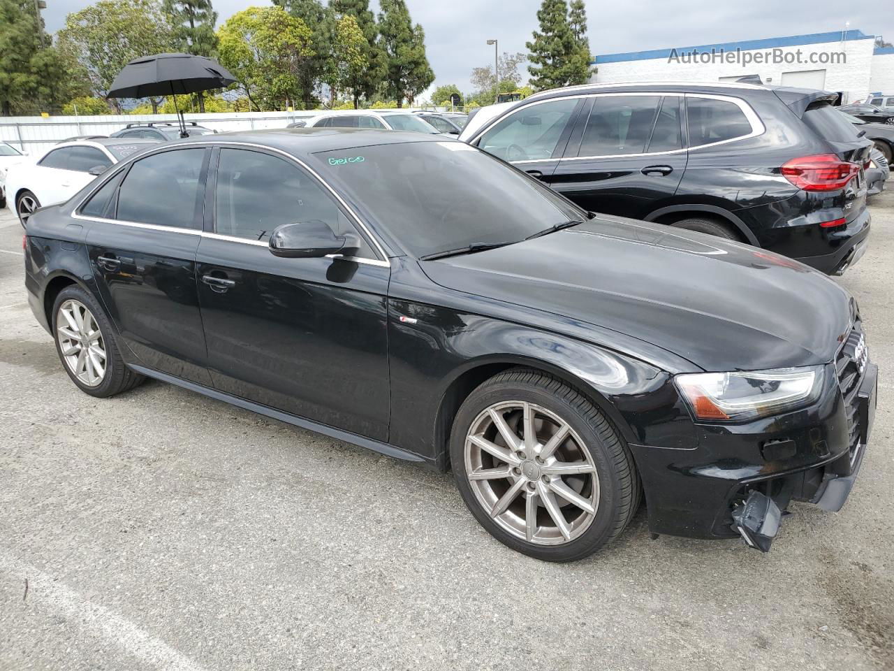 2014 Audi A4 Premium Plus Black vin: WAUFFAFL4EN030447