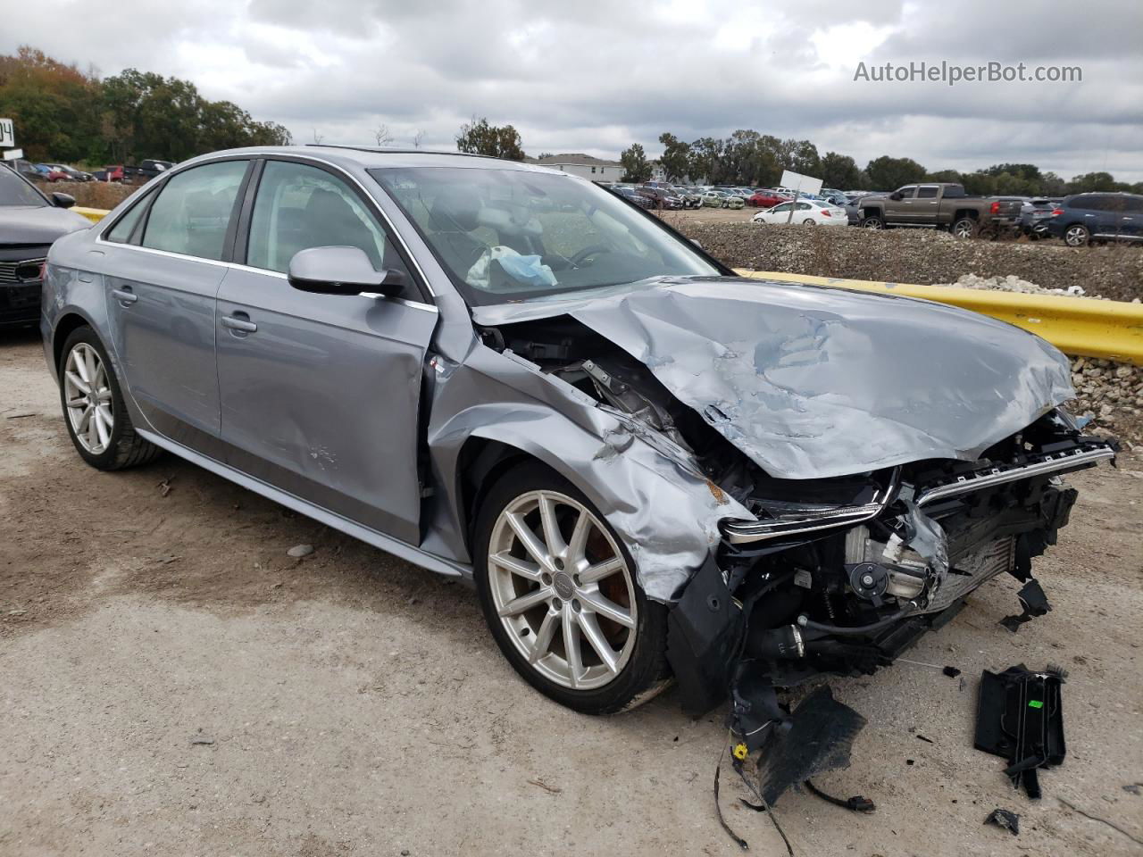 2016 Audi A4 Premium Plus S-line Silver vin: WAUFFAFL4GN012890