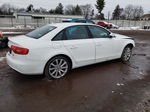 2013 Audi A4 Premium Plus White vin: WAUFFAFL5DA168259