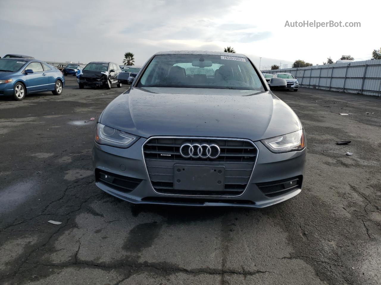 2013 Audi A4 Premium Plus Gray vin: WAUFFAFL5DN011162