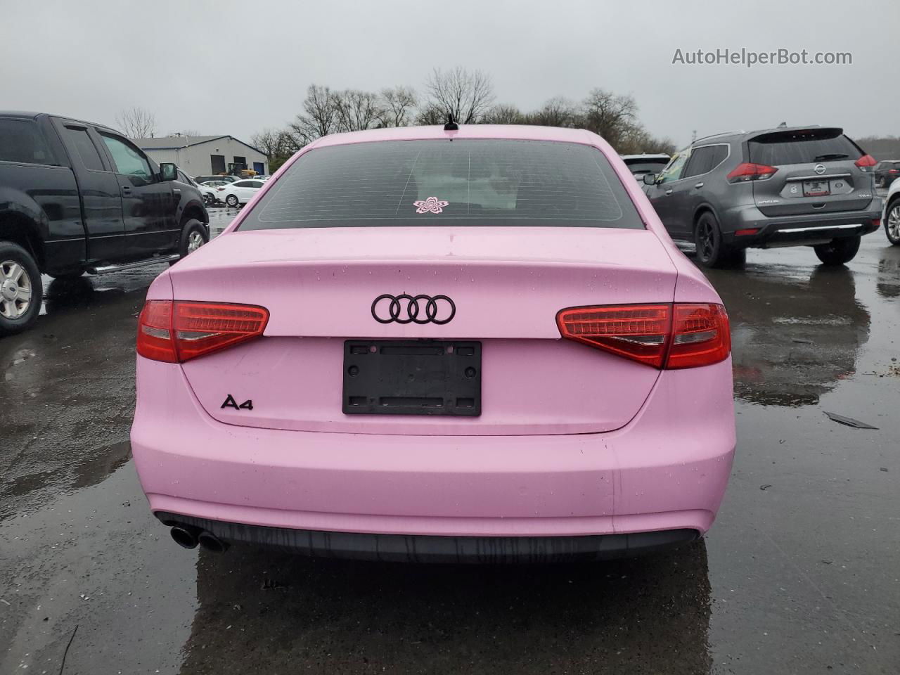 2013 Audi A4 Premium Plus Pink vin: WAUFFAFL5DN024896