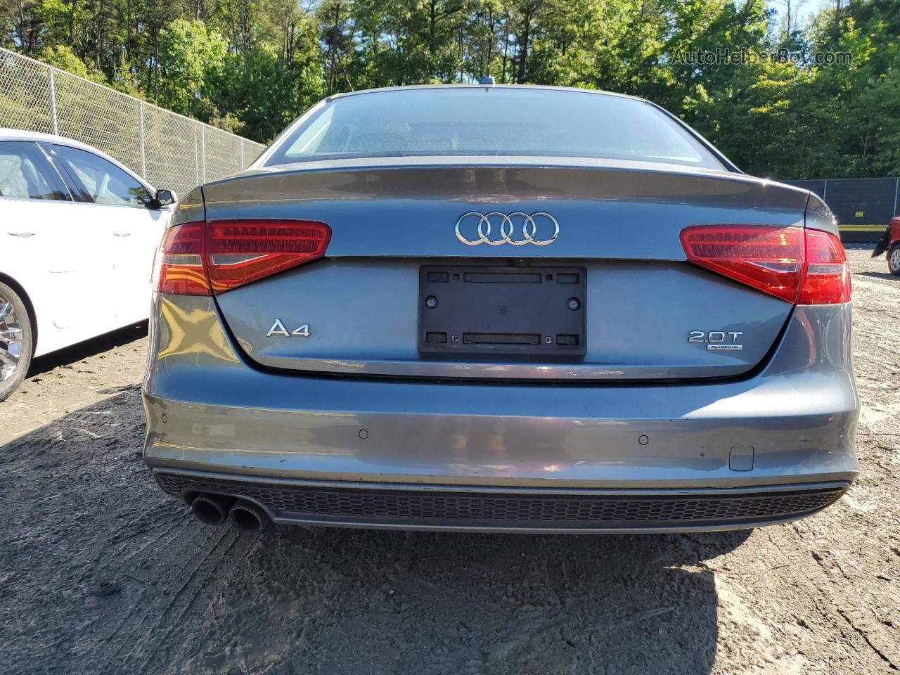 2014 Audi A4 Premium Plus Silver vin: WAUFFAFL5EN005881