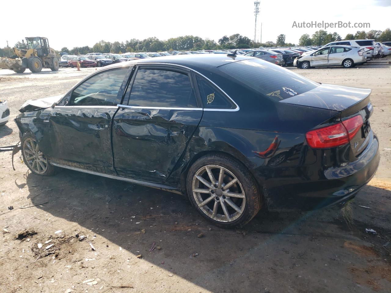 2014 Audi A4 Premium Plus Black vin: WAUFFAFL5EN011289