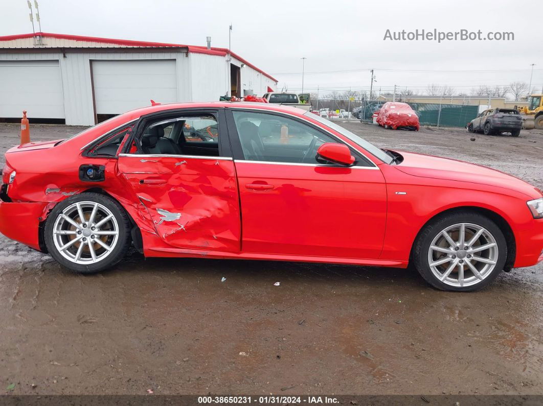 2016 Audi A4 2.0t Premium Red vin: WAUFFAFL5GN001767