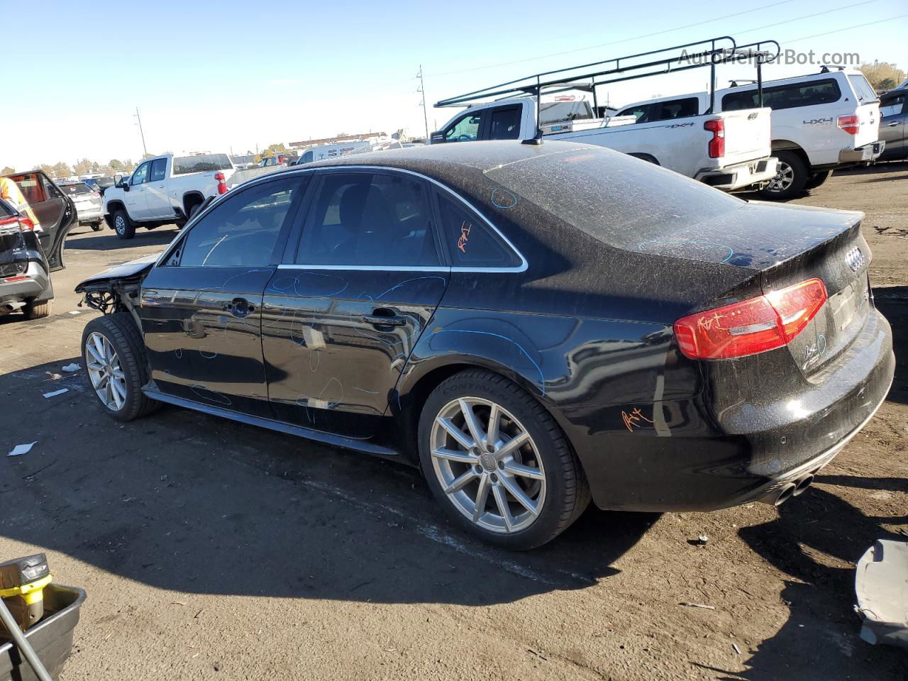 2016 Audi A4 Premium Plus S-line Black vin: WAUFFAFL5GN007018