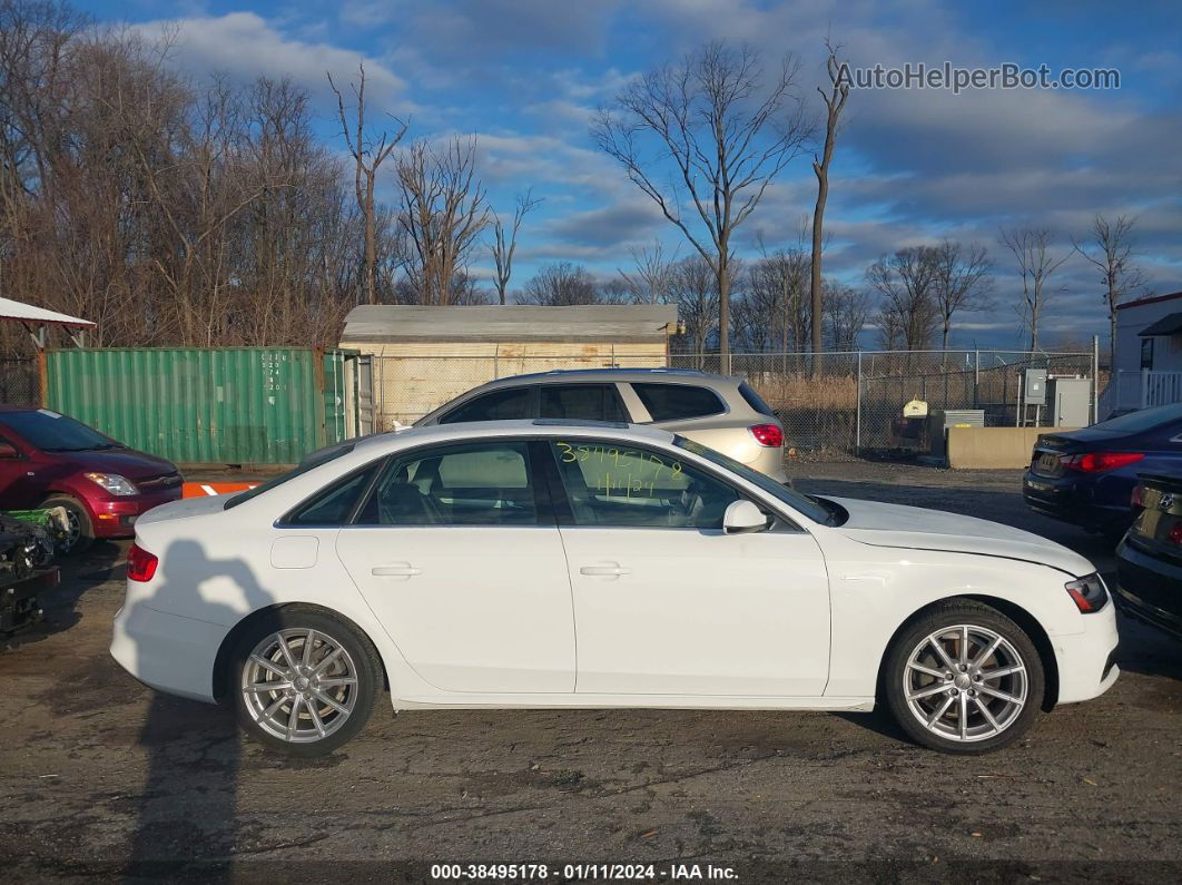 2016 Audi A4 2.0t Premium White vin: WAUFFAFL5GN017855