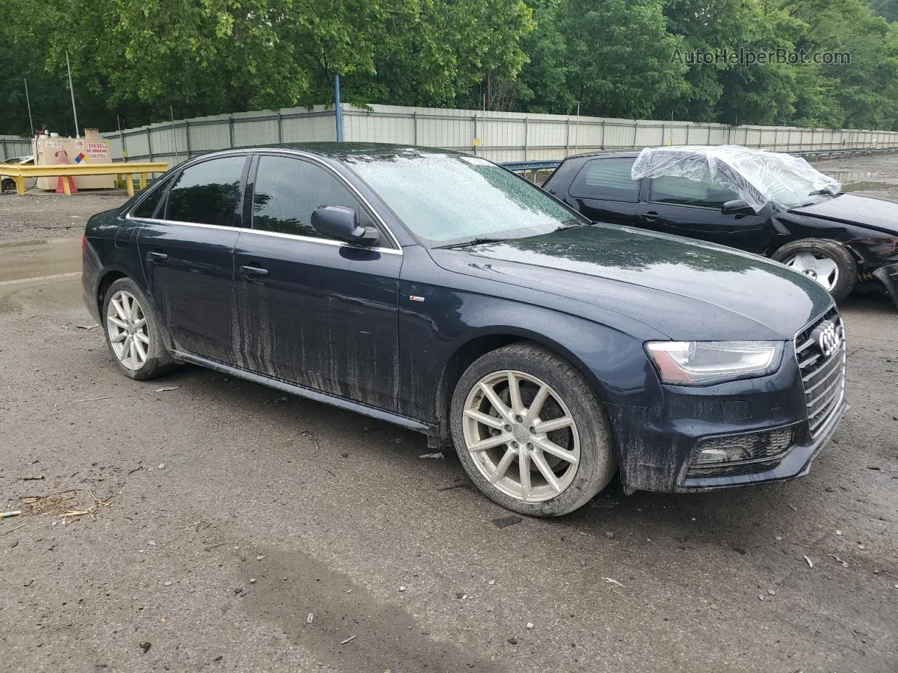 2016 Audi A4 Premium Plus S-line Blue vin: WAUFFAFL5GN018990