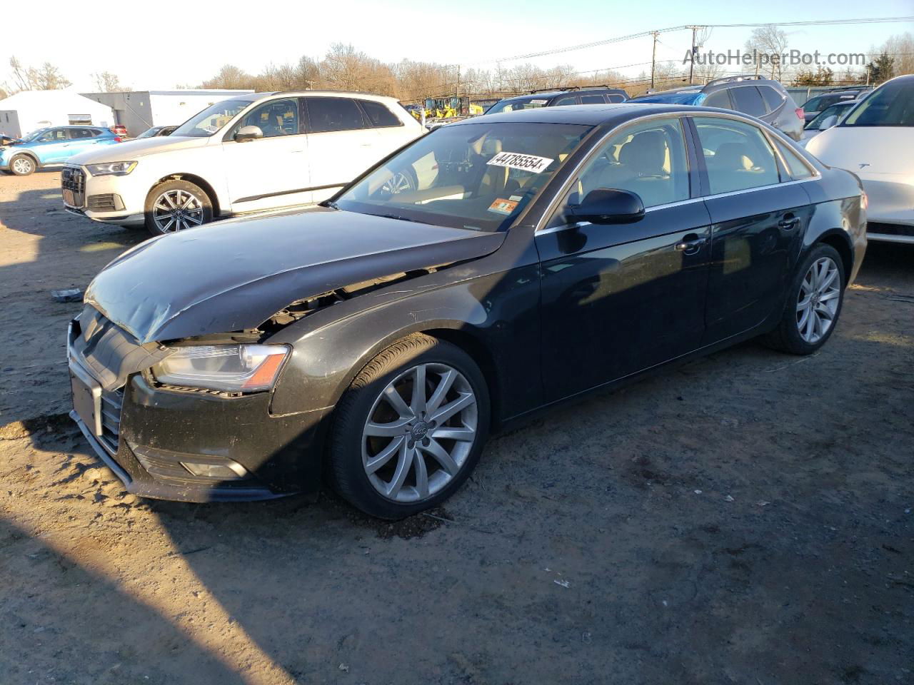 2013 Audi A4 Premium Plus Black vin: WAUFFAFL6DA060720