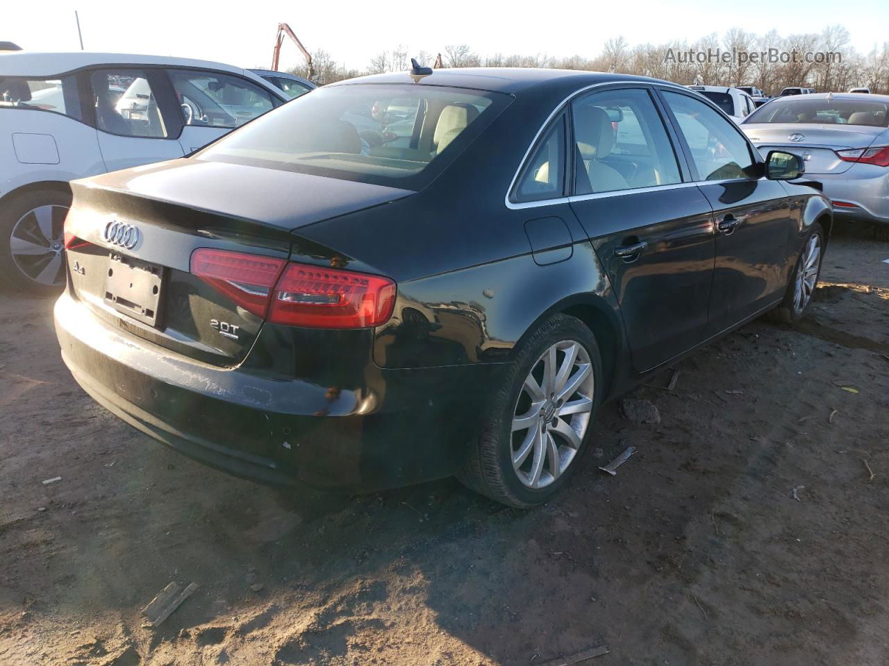 2013 Audi A4 Premium Plus Черный vin: WAUFFAFL6DA060720