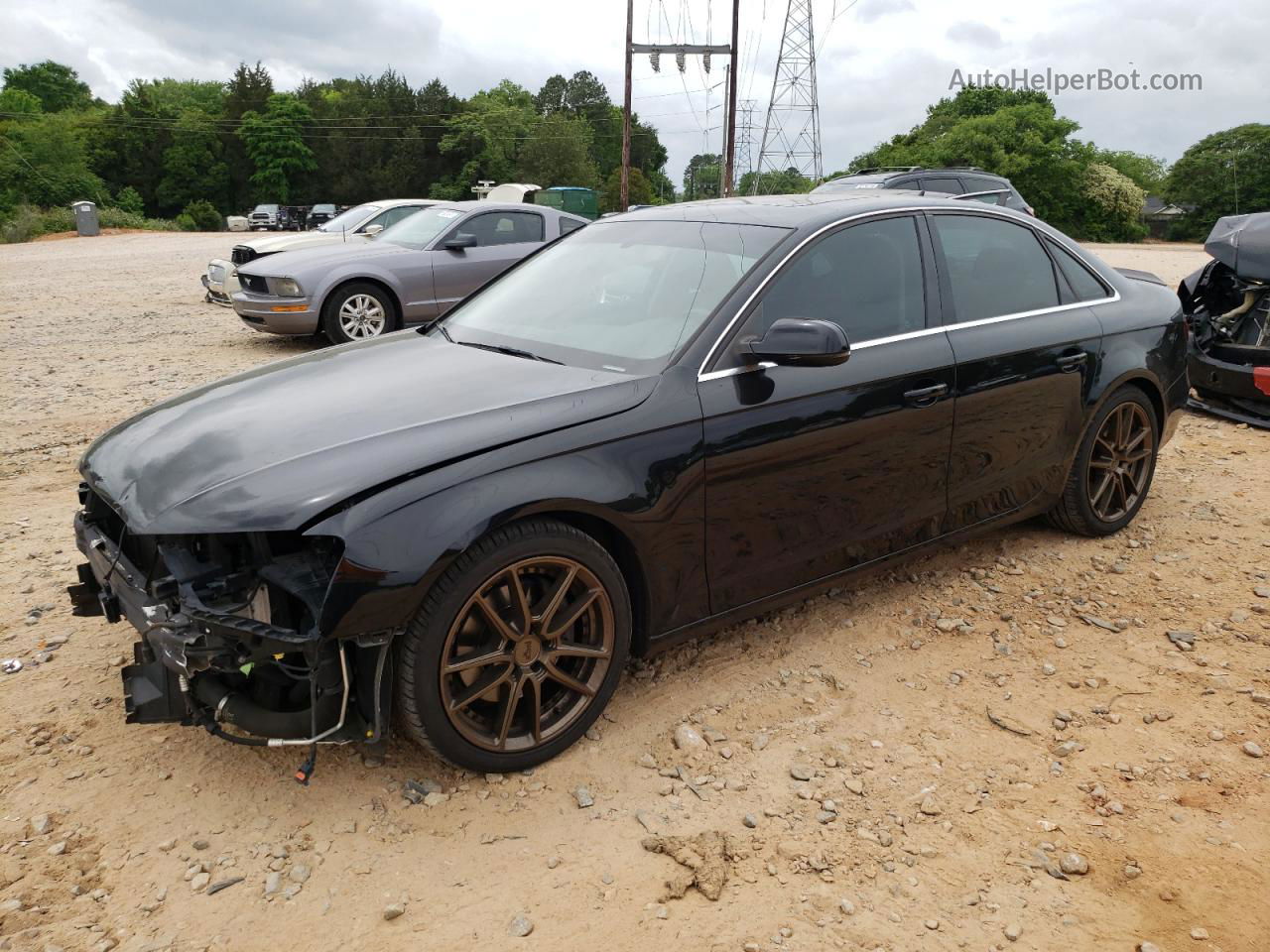 2013 Audi A4 Premium Plus Black vin: WAUFFAFL6DN006018