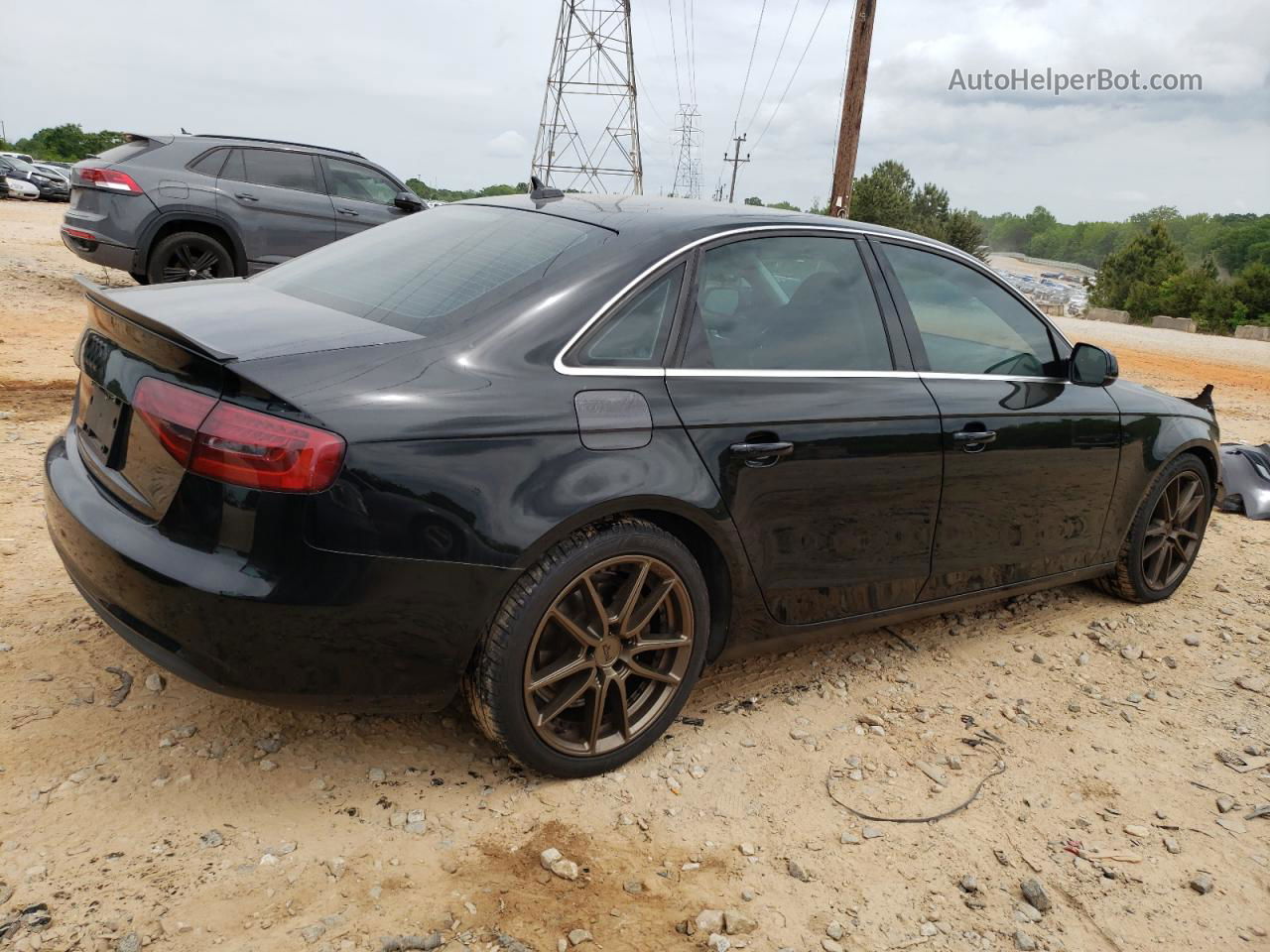 2013 Audi A4 Premium Plus Black vin: WAUFFAFL6DN006018