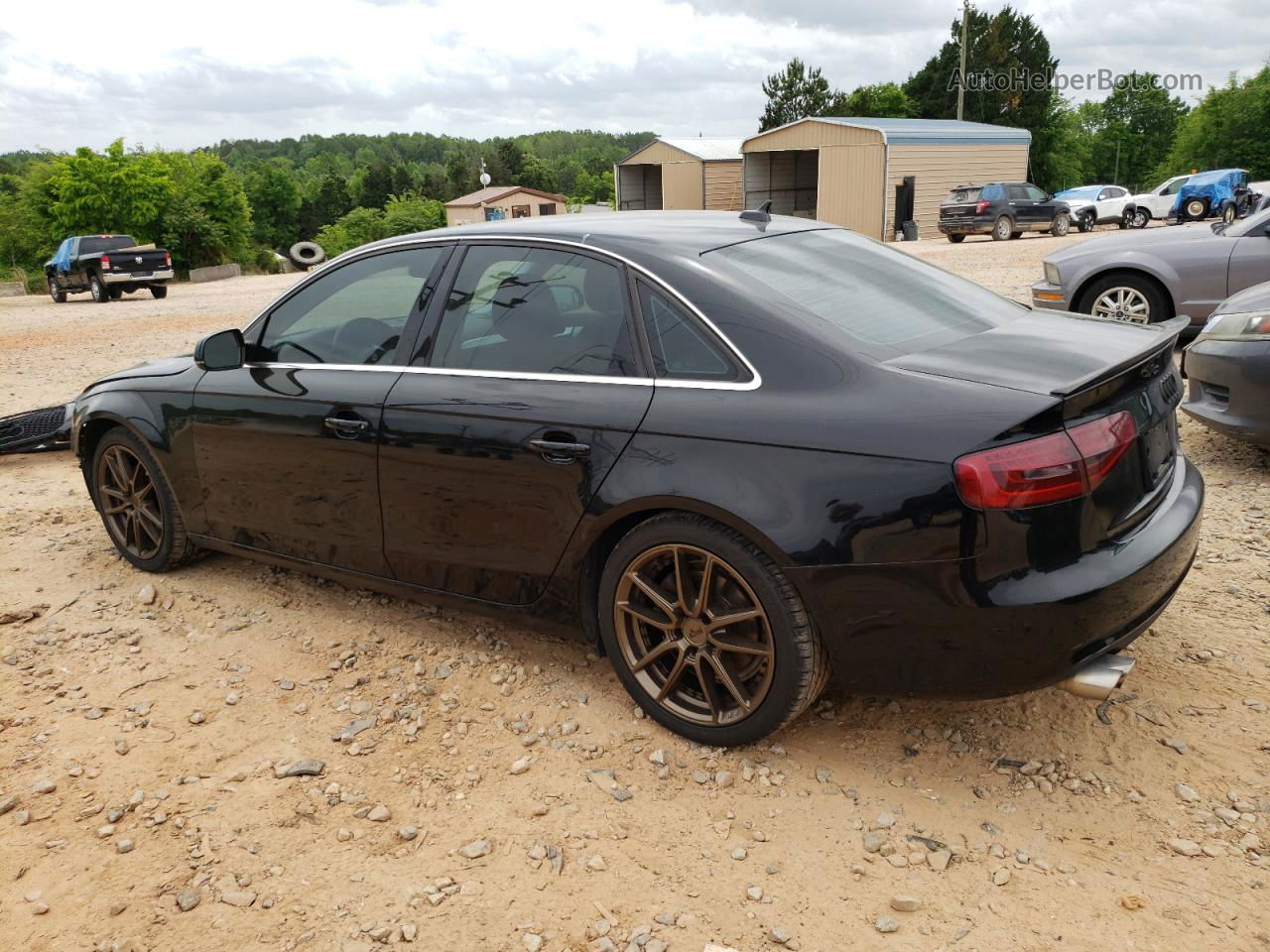 2013 Audi A4 Premium Plus Black vin: WAUFFAFL6DN006018