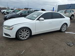 2013 Audi A4 Premium Plus White vin: WAUFFAFL6DN006293