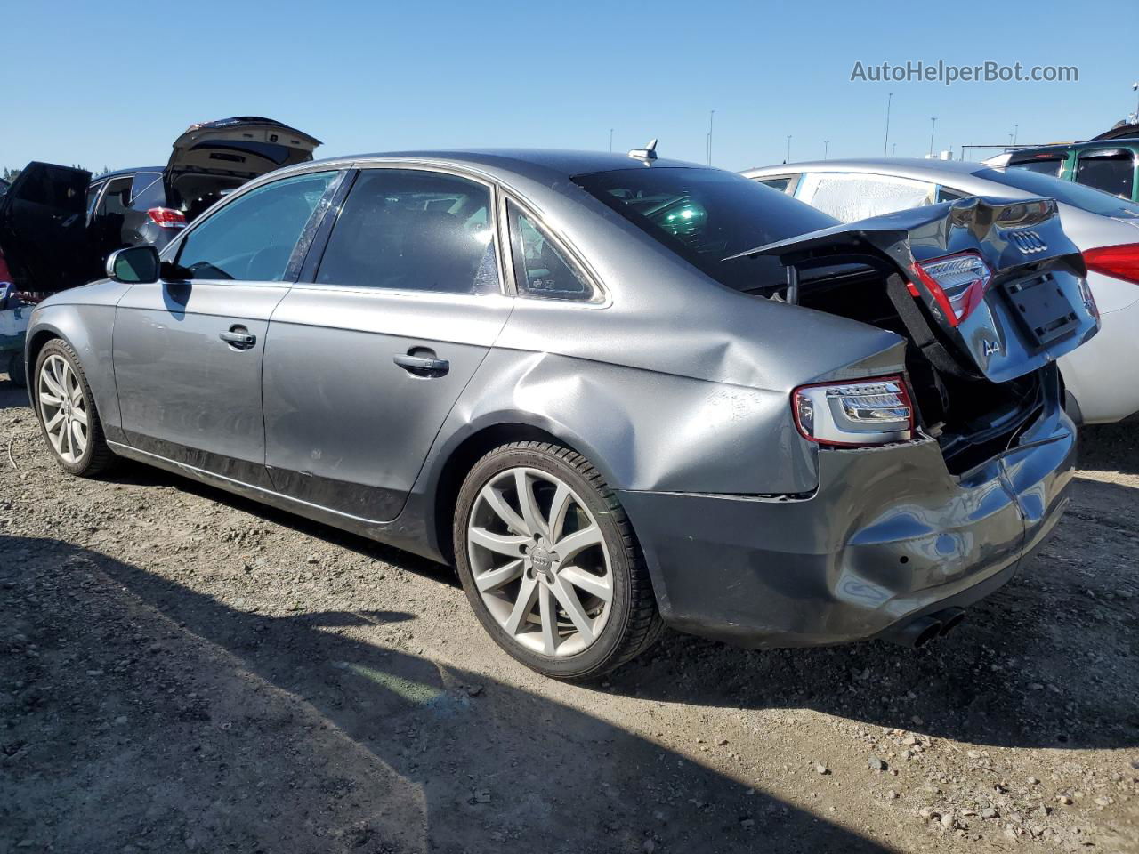 2013 Audi A4 Premium Plus Серый vin: WAUFFAFL6DN018315