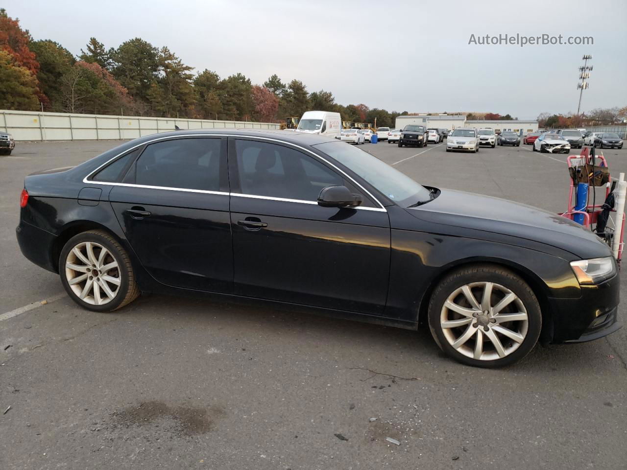 2013 Audi A4 Premium Plus Black vin: WAUFFAFL6DN019058