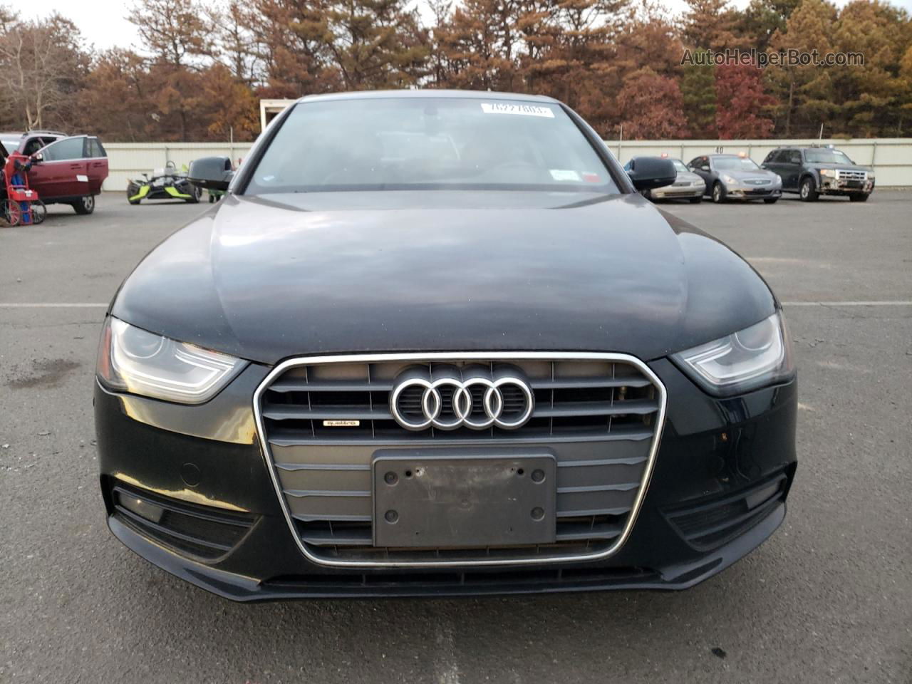 2013 Audi A4 Premium Plus Black vin: WAUFFAFL6DN019058