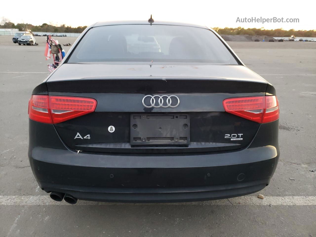 2013 Audi A4 Premium Plus Black vin: WAUFFAFL6DN019058