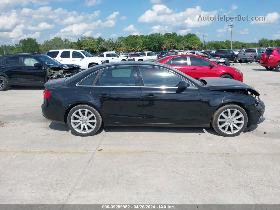 2013 Audi A4 2.0t Premium Black vin: WAUFFAFL6DN022848