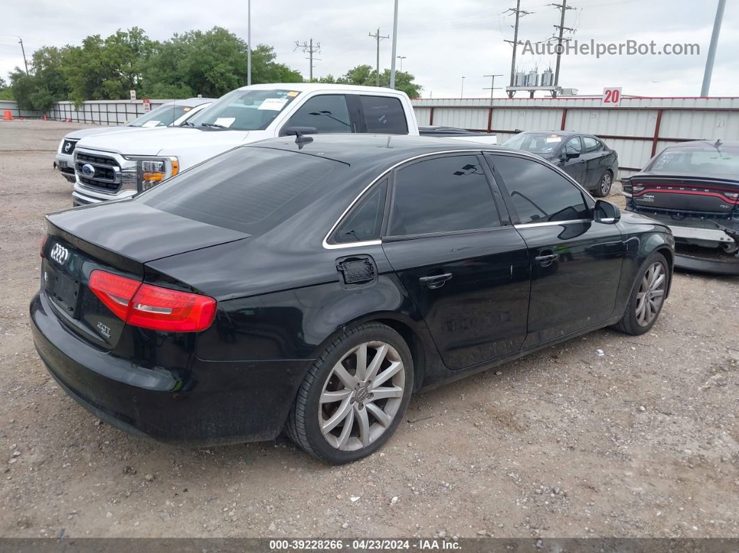 2013 Audi A4 2.0t Premium Black vin: WAUFFAFL6DN024924