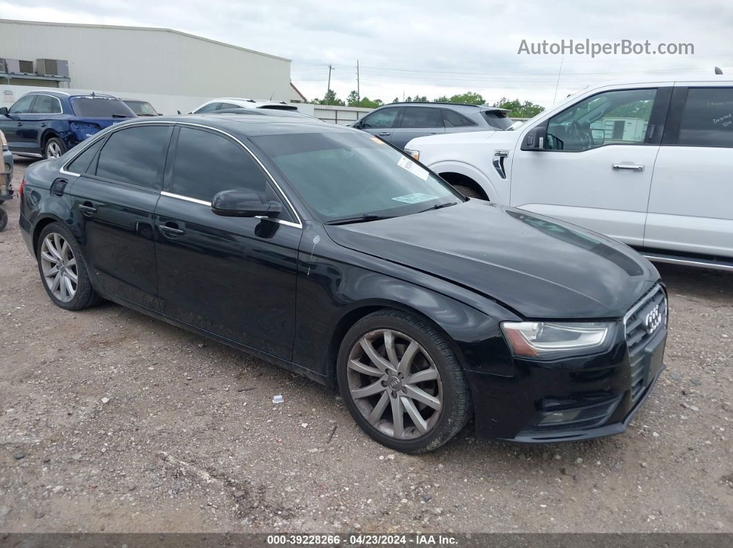 2013 Audi A4 2.0t Premium Black vin: WAUFFAFL6DN024924