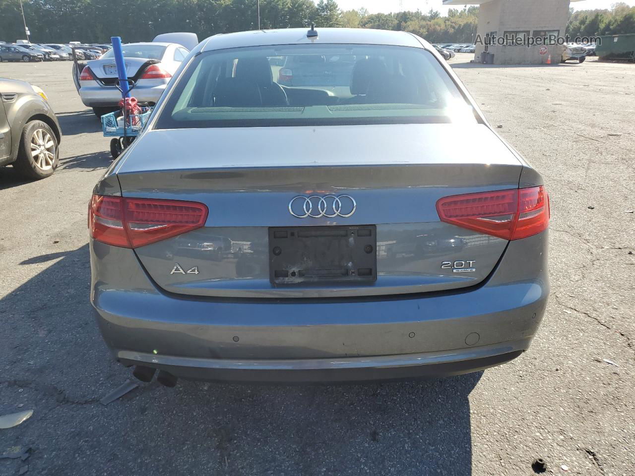 2013 Audi A4 Premium Plus Gray vin: WAUFFAFL6DN028343