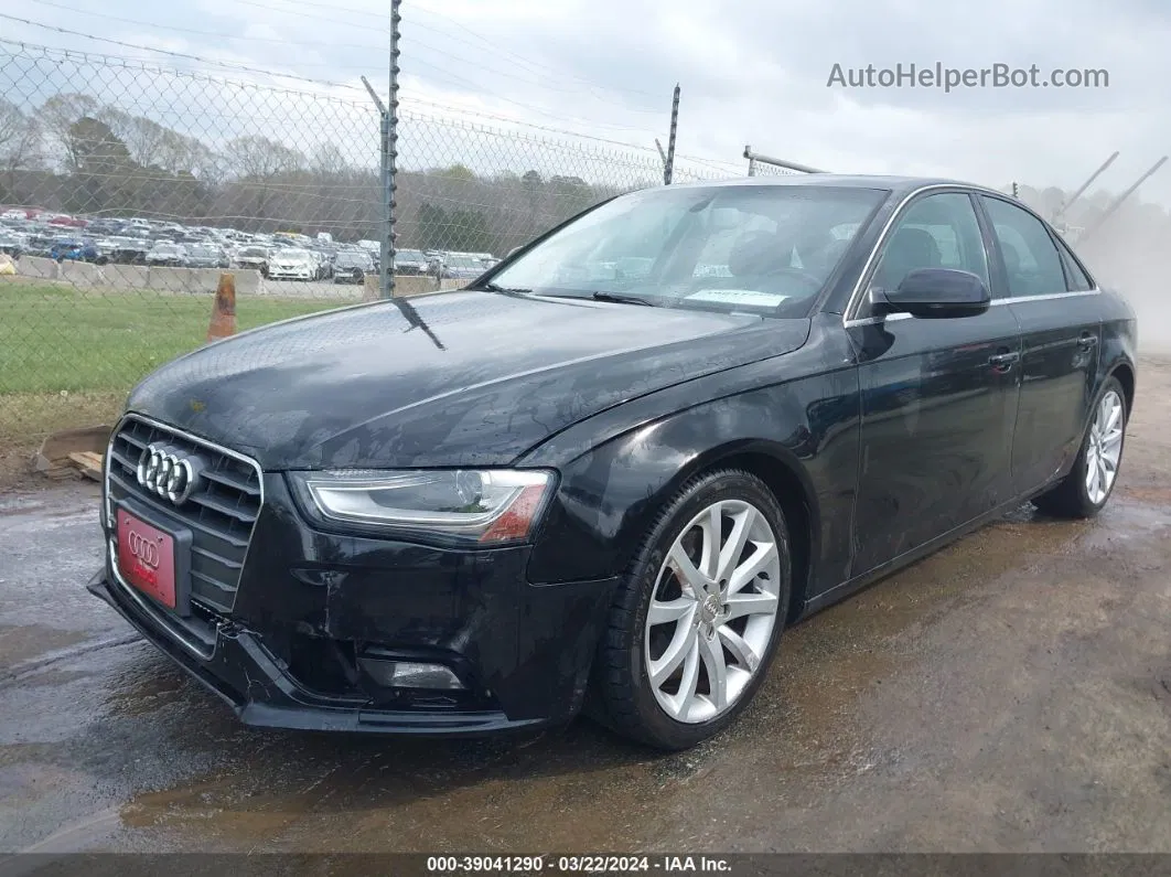 2013 Audi A4 2.0t Premium Black vin: WAUFFAFL6DN029587