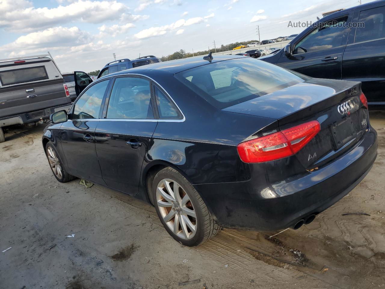 2013 Audi A4 Premium Plus Black vin: WAUFFAFL6DN034224