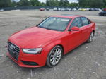 2013 Audi A4 Premium Plus Red vin: WAUFFAFL6DN037043