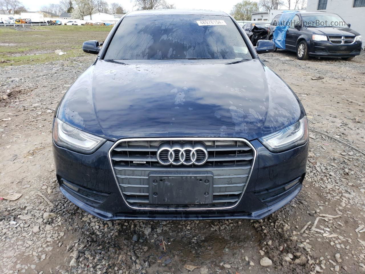 2013 Audi A4 Premium Plus Синий vin: WAUFFAFL6DN041349