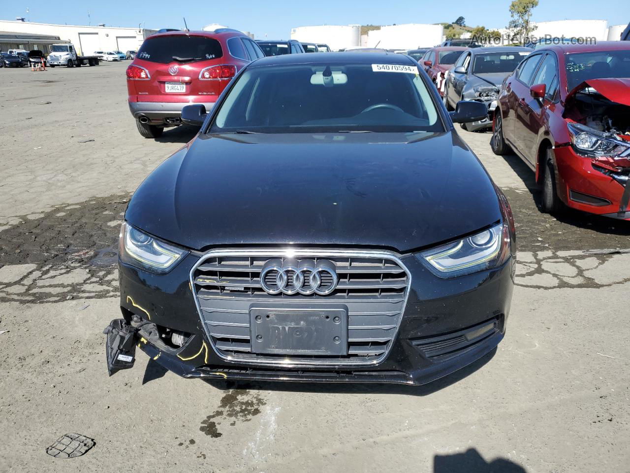 2013 Audi A4 Premium Plus Черный vin: WAUFFAFL6DN046633