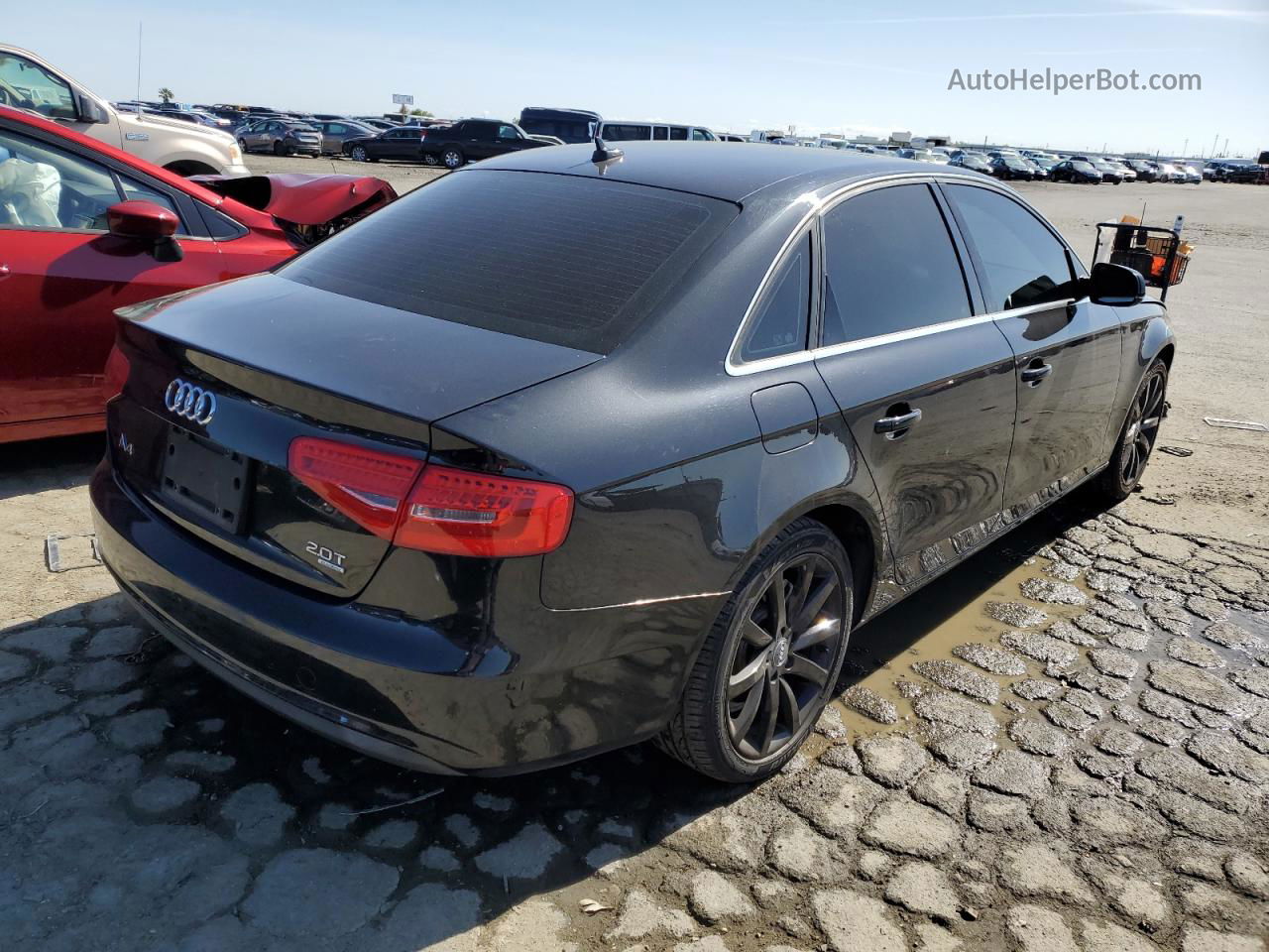 2013 Audi A4 Premium Plus Черный vin: WAUFFAFL6DN046633