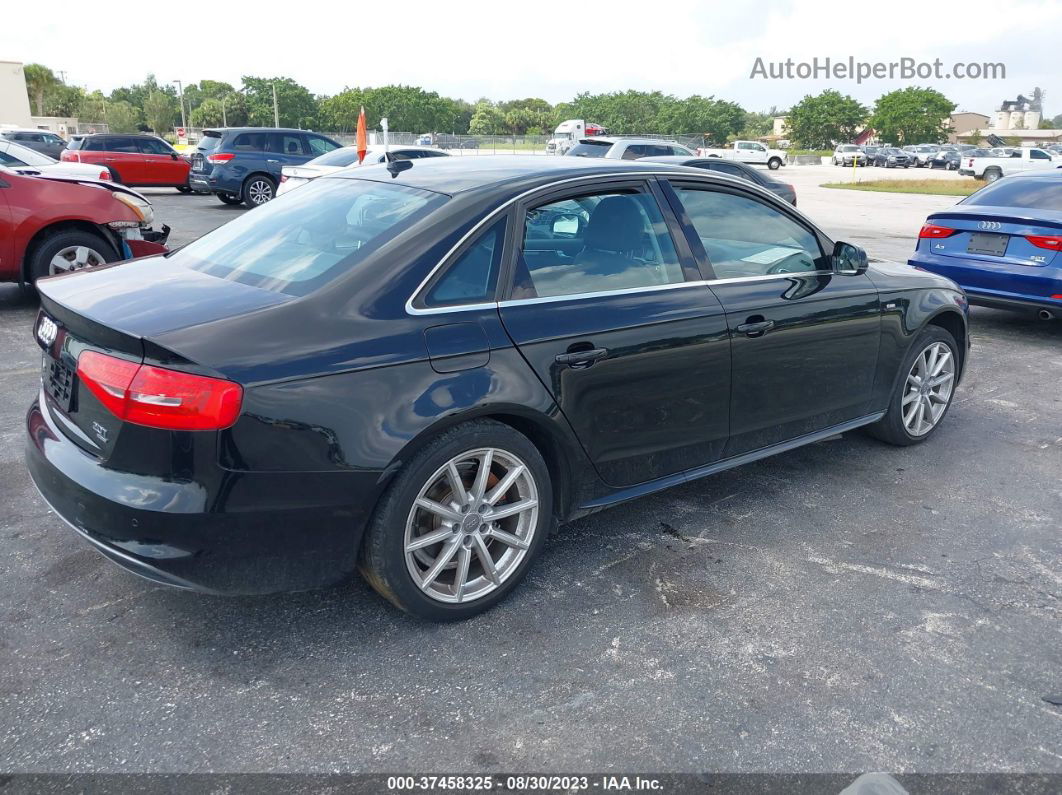 2014 Audi A4 Premium Plus Black vin: WAUFFAFL6EN005176