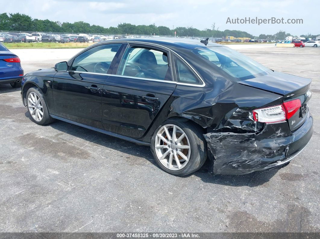 2014 Audi A4 Premium Plus Black vin: WAUFFAFL6EN005176