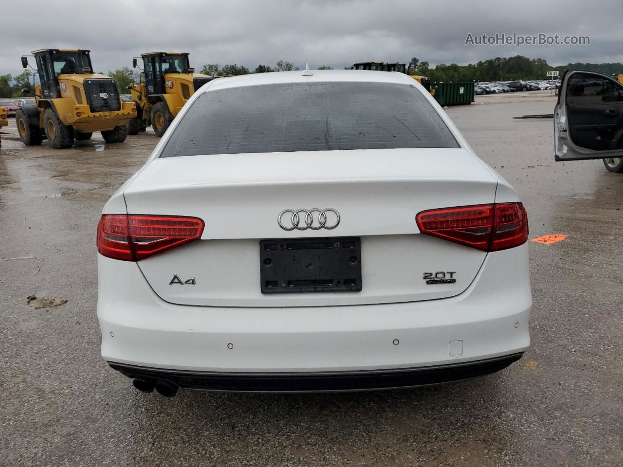 2016 Audi A4 Premium Plus S-line White vin: WAUFFAFL6GN003401