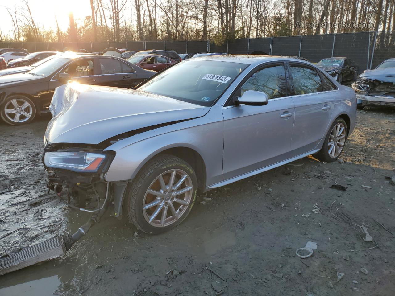 2016 Audi A4 Premium Plus S-line Silver vin: WAUFFAFL6GN010719