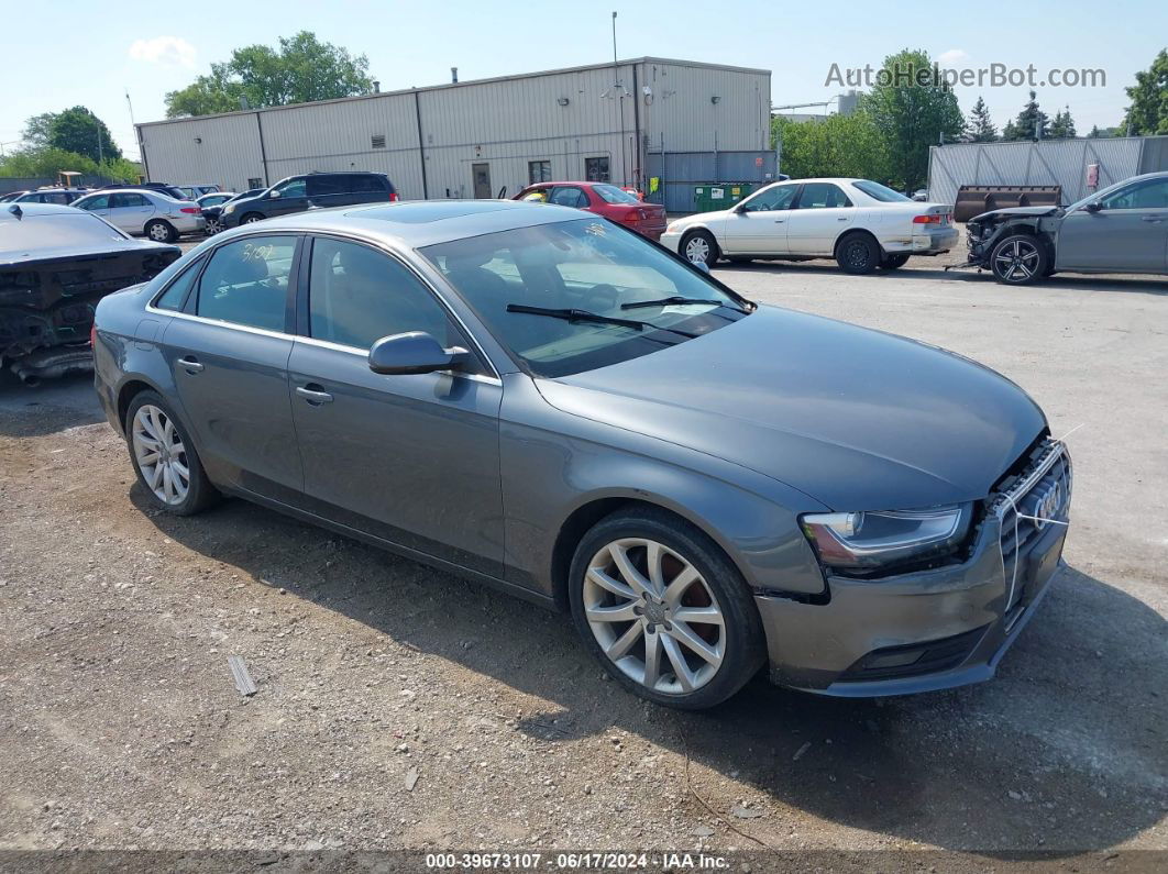 2013 Audi A4 2.0t Premium Gray vin: WAUFFAFL7DN006836