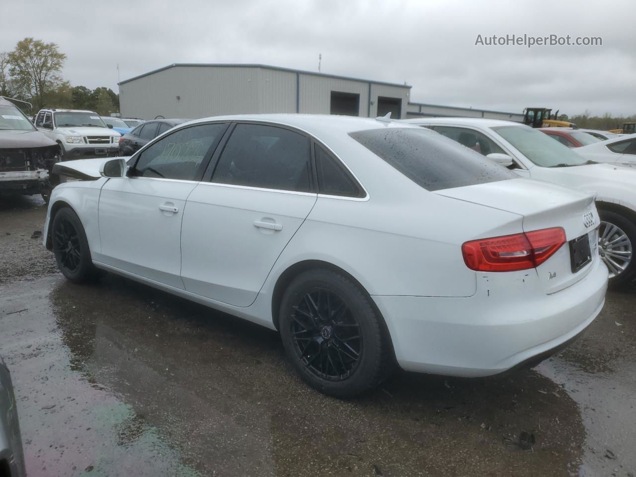 2013 Audi A4 Premium Plus Белый vin: WAUFFAFL7DN009090