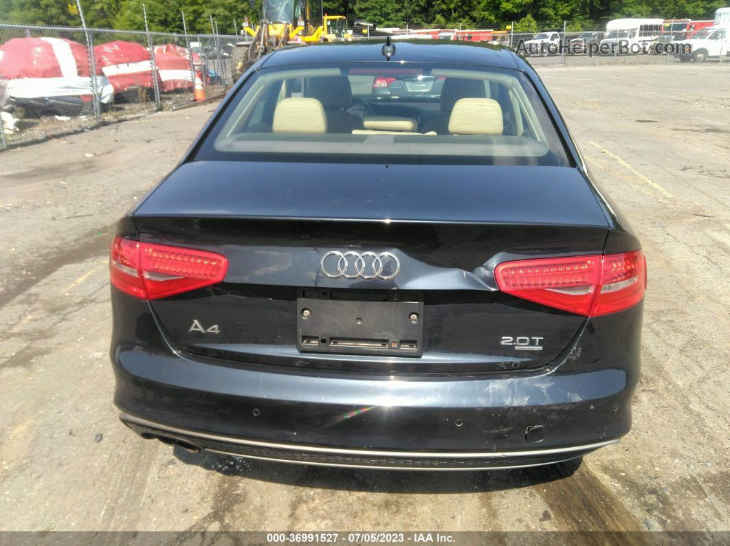 2014 Audi A4 Premium Plus Black vin: WAUFFAFL7EN011309