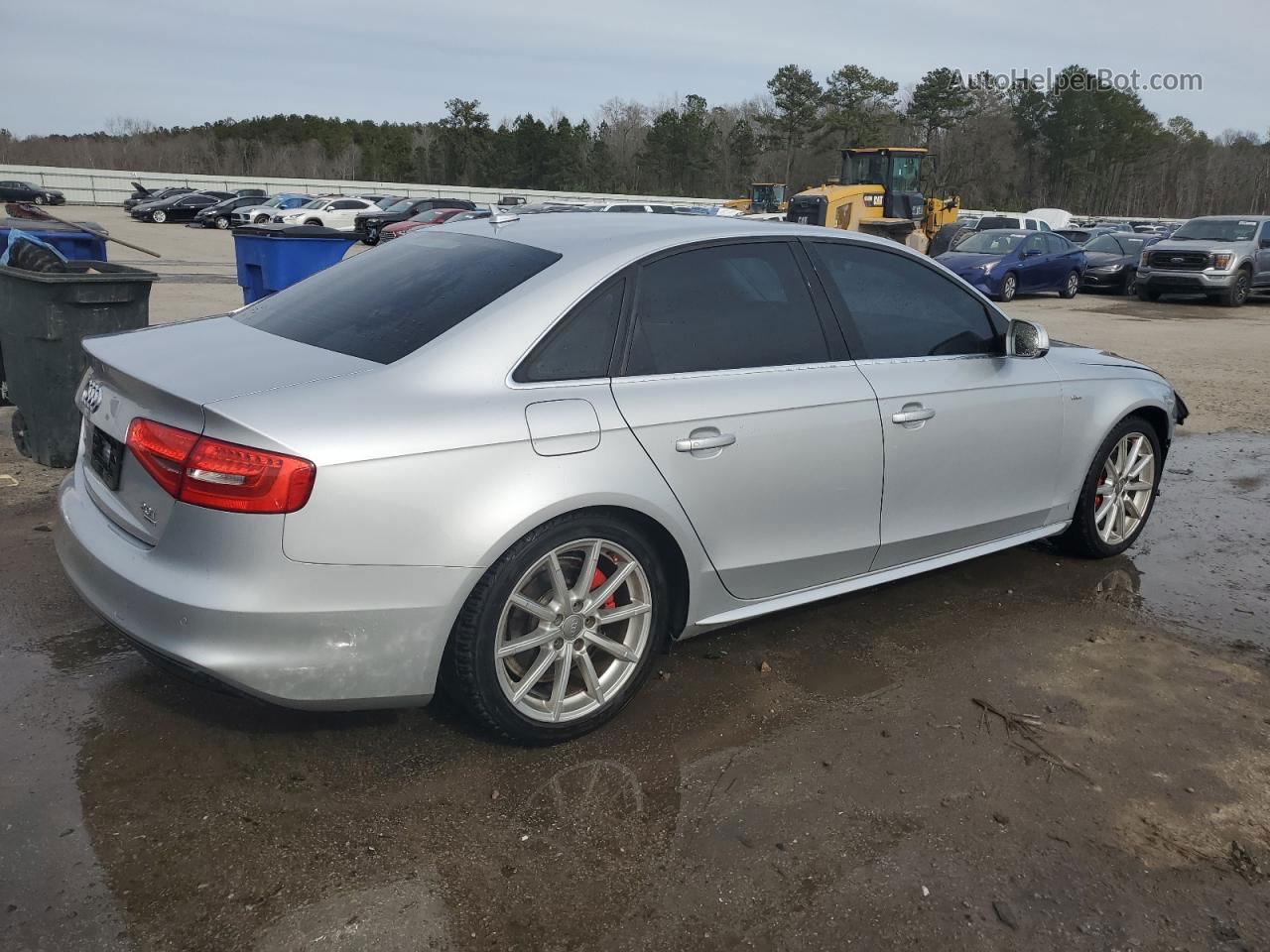 2014 Audi A4 Premium Plus Silver vin: WAUFFAFL7EN022357